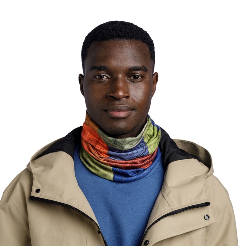 BUF Original EcoStretch Neckwarmer - N_TEMPLE MULTI (132758.555.10.00)