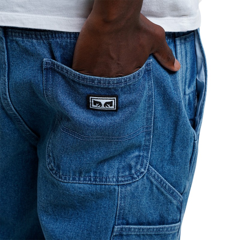 OBEY HARDWORK CARPENTER DENIM (142010078 LIN) OBEY HARDWORK CARPENTER DENIM (142010078 LIN)