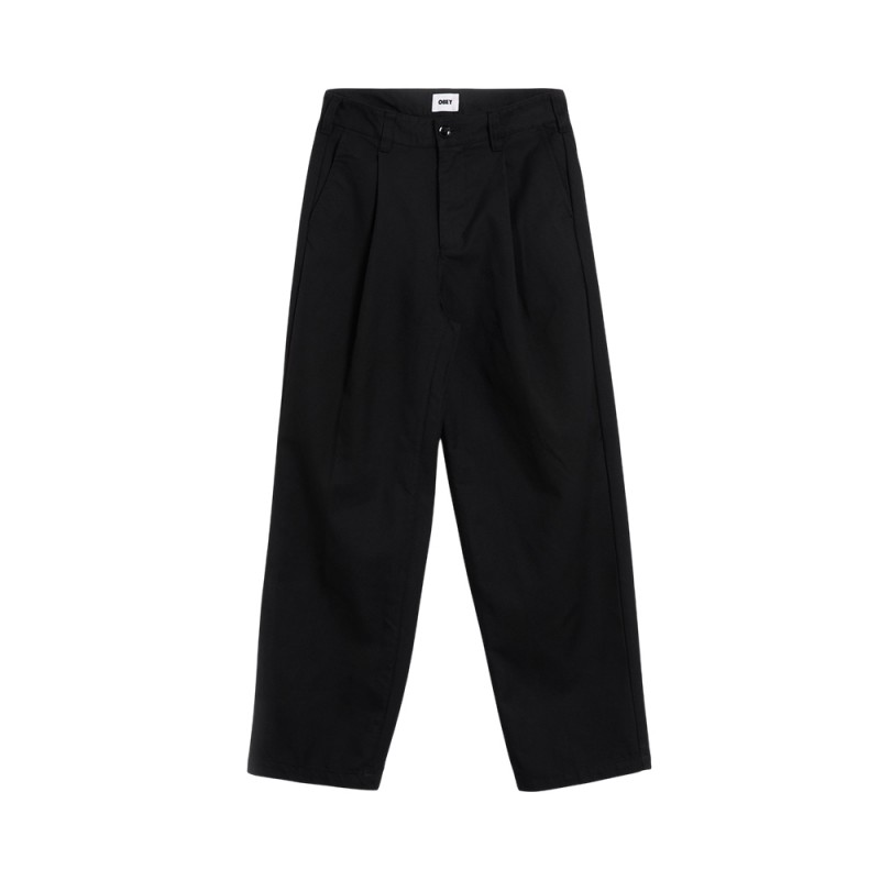 OBEY ARMEL PLEATED PANT (142020261 BLK)
