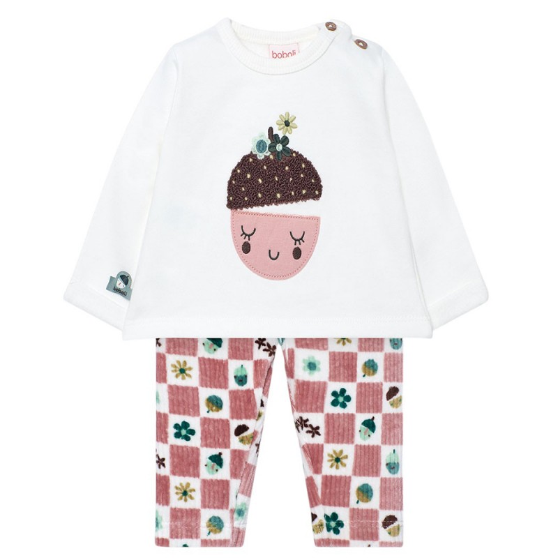 Boboli Set knit for baby girl -BCI (142052 1111)