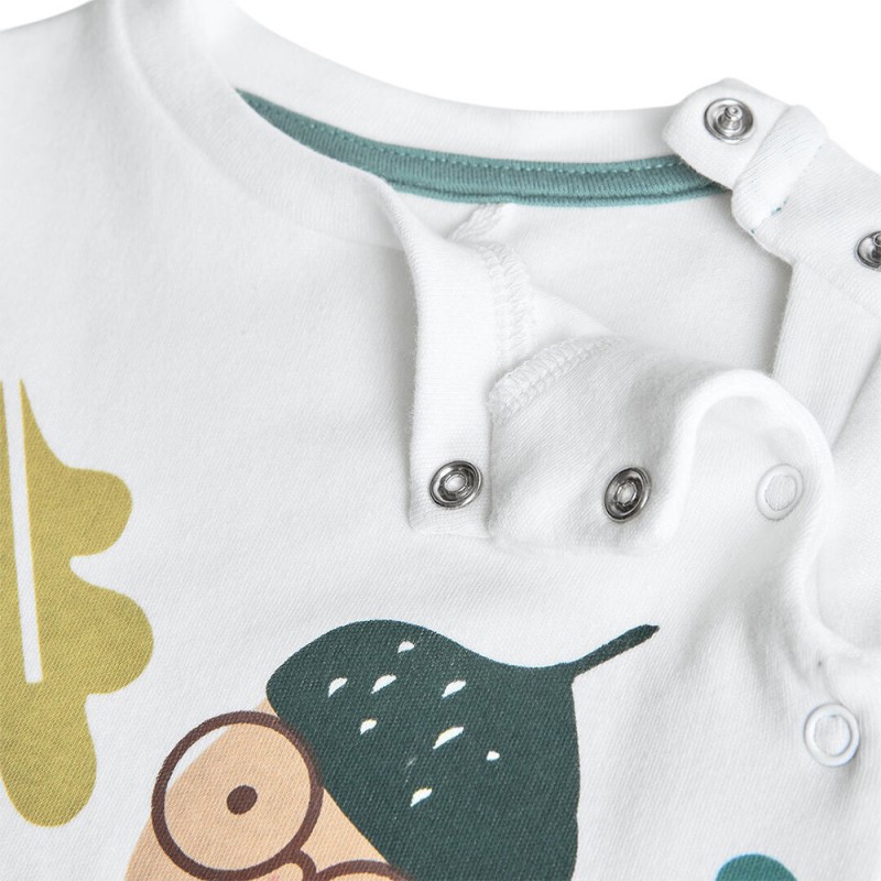 Boboli Interlock play suit for baby -BCI (142074 1111)
