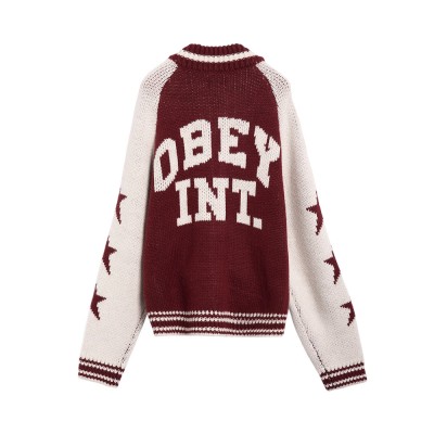 OBEY INT. COWICHAN SWEATER (151010042 TYP)