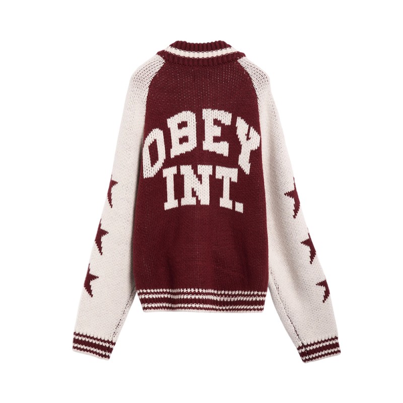 OBEY INT. COWICHAN SWEATER (151010042 TYP)
