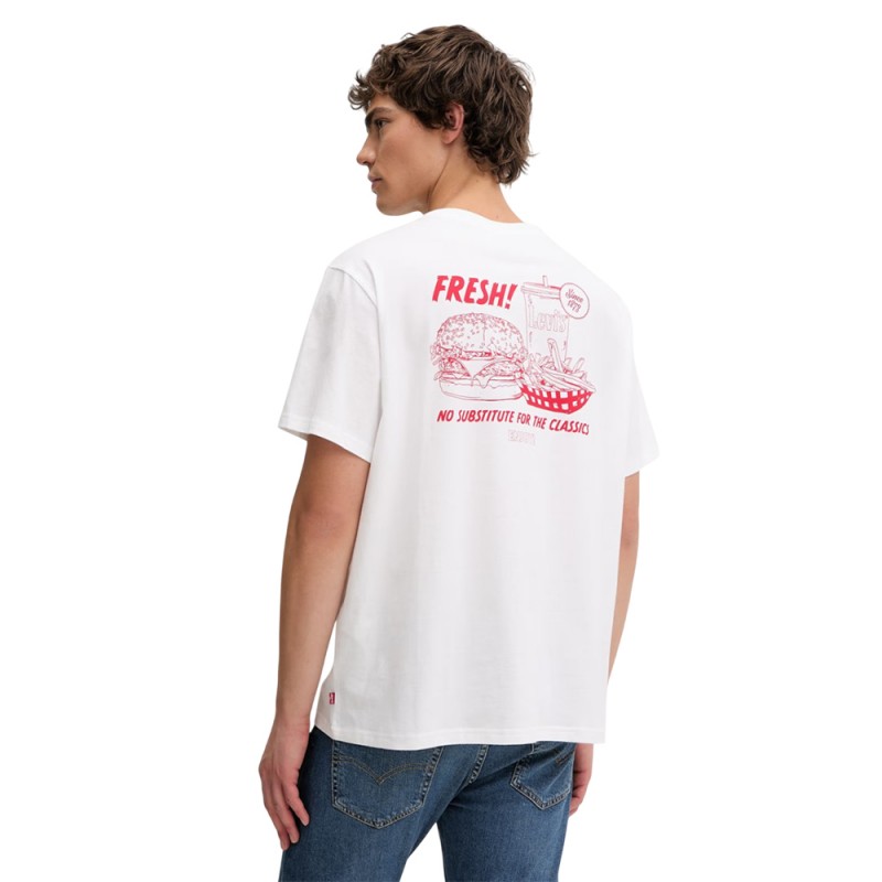 Levi's SS RELAXED FIT TEE WHITES ΜΠΛΟΥΖΑΚΙ ΚΟΝΤΟΜΑΝΙΚΟ (161432462 0091)