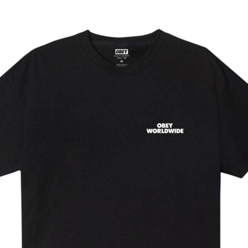 OBEY WORLDWIDE TEE (163304334 BLK)