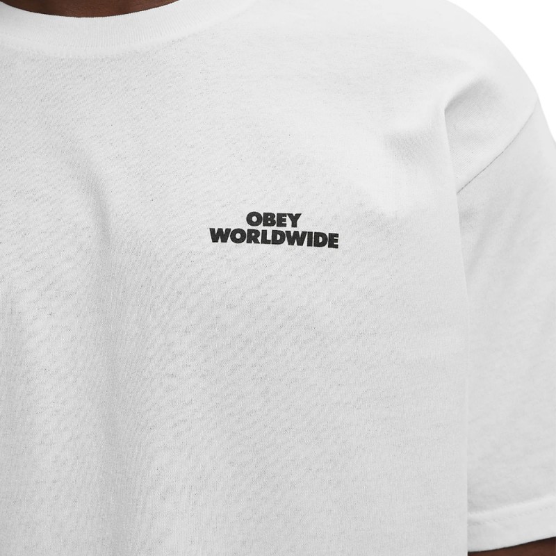 OBEY WORLDWIDE TEE (163304334 WHT)