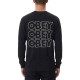 OBEY TREBLE TEE LS (163554454 BLK)