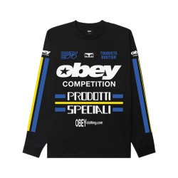 OBEY COMPETITION TEE LS (163554505 BLK)