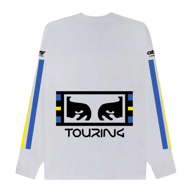 OBEY COMPETITION TEE LS (163554505 WHT)