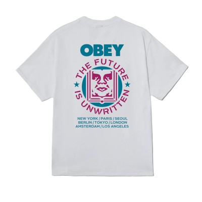 OBEY FUTURE UNWRITTEN TEE (165264297 WHT) OBEY FUTURE UNWRITTEN TEE (165264297 WHT)