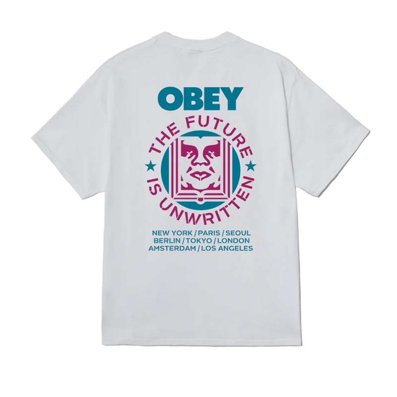 OBEY FUTURE UNWRITTEN TEE (165264297 WHT)