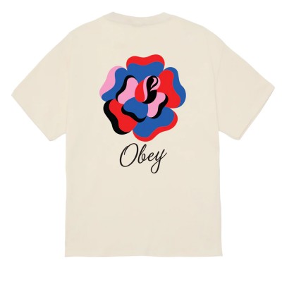 OBEY PAPER ROSE TEE (165264300 CRM) OBEY PAPER ROSE TEE (165264300 CRM)