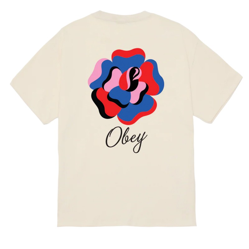 OBEY PAPER ROSE TEE (165264300 CRM)