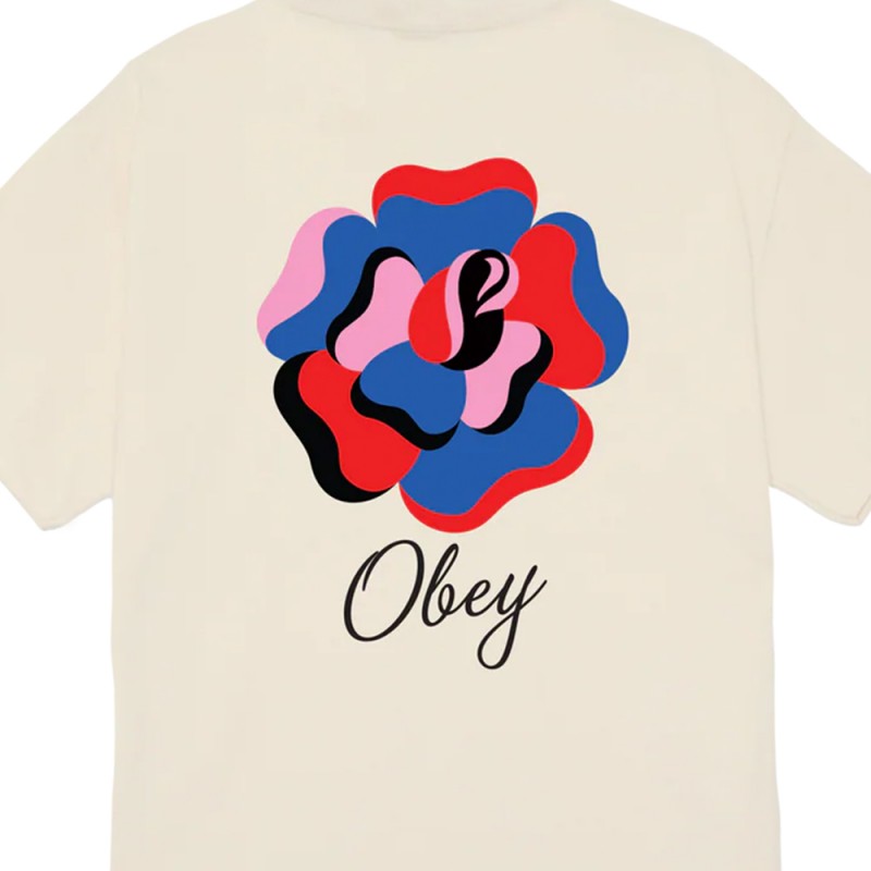 OBEY PAPER ROSE TEE (165264300 CRM)