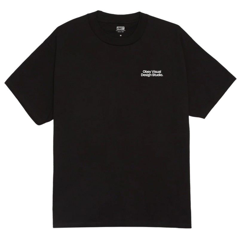 OBEY VISUAL DESIGN STUDIO TEE (165264305 BLK)