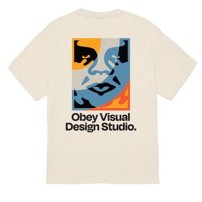 OBEY VISUAL DESIGN STUDIO TEE (165264305 CRM) OBEY VISUAL DESIGN STUDIO TEE (165264305 CRM)