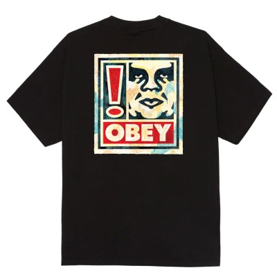 OBEY EXCLAMATION TEE (165264328 BLK) OBEY EXCLAMATION TEE (165264328 BLK)