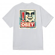 OBEY EXCLAMATION TEE (165264328 WHT)