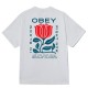 OBEY IN BLOOM TEE (165264329 WHT)