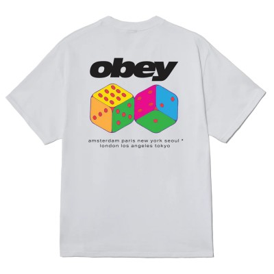 OBEY DICE TEE (165264348 WHT) OBEY DICE TEE (165264348 WHT)