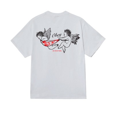 OBEY NO LOVE LOST TEE (165264367 WHT) OBEY NO LOVE LOST TEE (165264367 WHT)