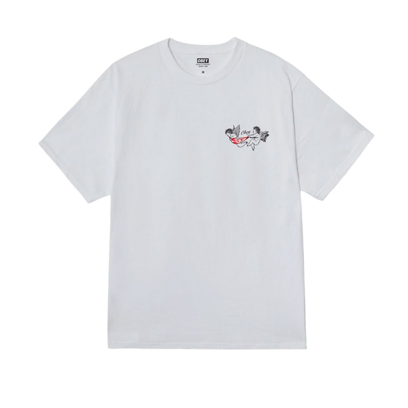 OBEY NO LOVE LOST TEE (165264367 WHT)