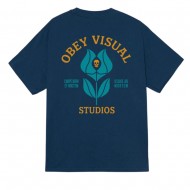 OBEY VISUAL STUDIOS FLOWER TEE (165264387 HBU)