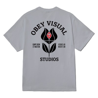 OBEY VISUAL STUDIOS FLOWER TEE (165264387 HEA) OBEY VISUAL STUDIOS FLOWER TEE (165264387 HEA)
