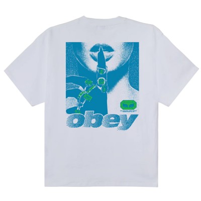 OBEY EXPORTS TEE (168024319 WHT) OBEY EXPORTS TEE (168024319 WHT)