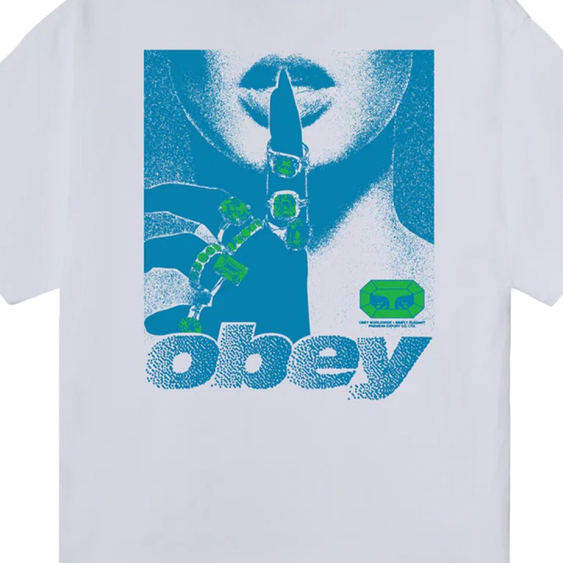 OBEY EXPORTS TEE (168024319 WHT)
