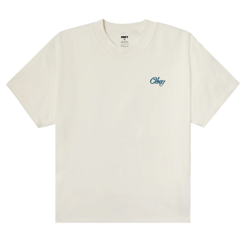 OBEY AIRBRUSHED ROSE TEE (168024324 VWH)