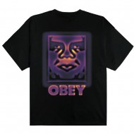 OBEY HEAT MAP ICON TEE (168024356 BLK)
