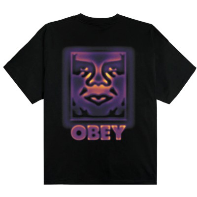 OBEY HEAT MAP ICON TEE (168024356 BLK) OBEY HEAT MAP ICON TEE (168024356 BLK)