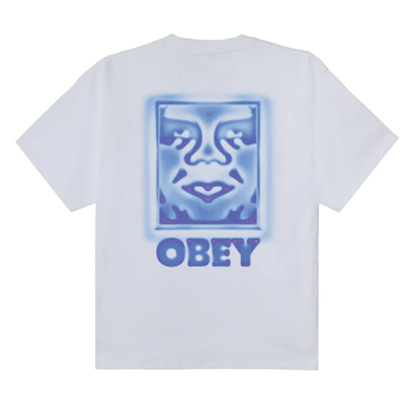 OBEY HEAT MAP ICON TEE (168024356 WHT)