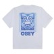 OBEY HEAT MAP ICON TEE (168024356 WHT)