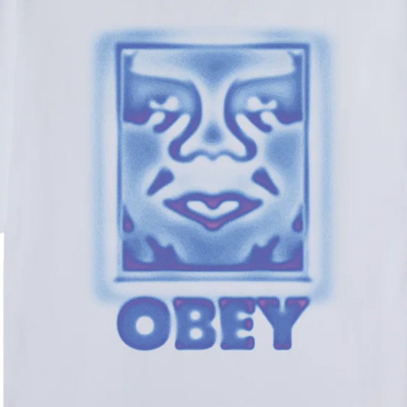 OBEY HEAT MAP ICON TEE (168024356 WHT)