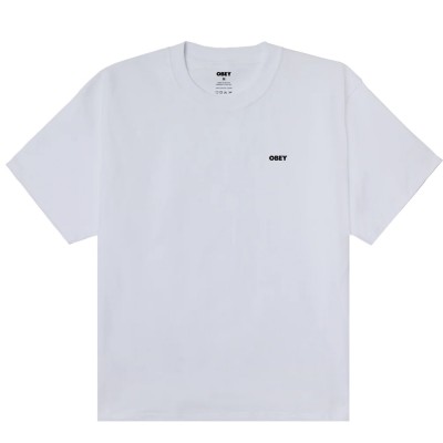 OBEY HEAT MAP ICON TEE (168024356 WHT)