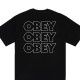 OBEY TREBLE TEE (168024454 BLK)