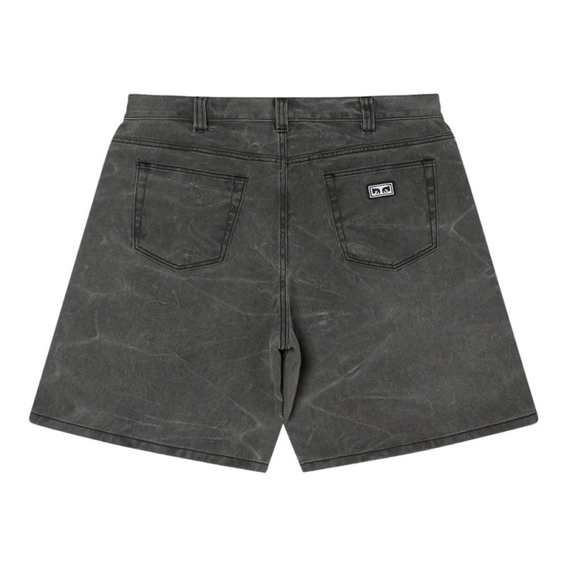 OBEY BIGWIG BAGGY DENIM SHORT (172100109 BWA)