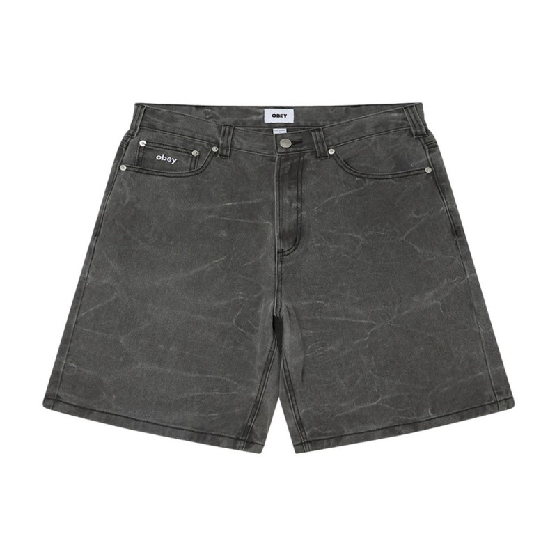 OBEY BIGWIG BAGGY DENIM SHORT (172100109 BWA)