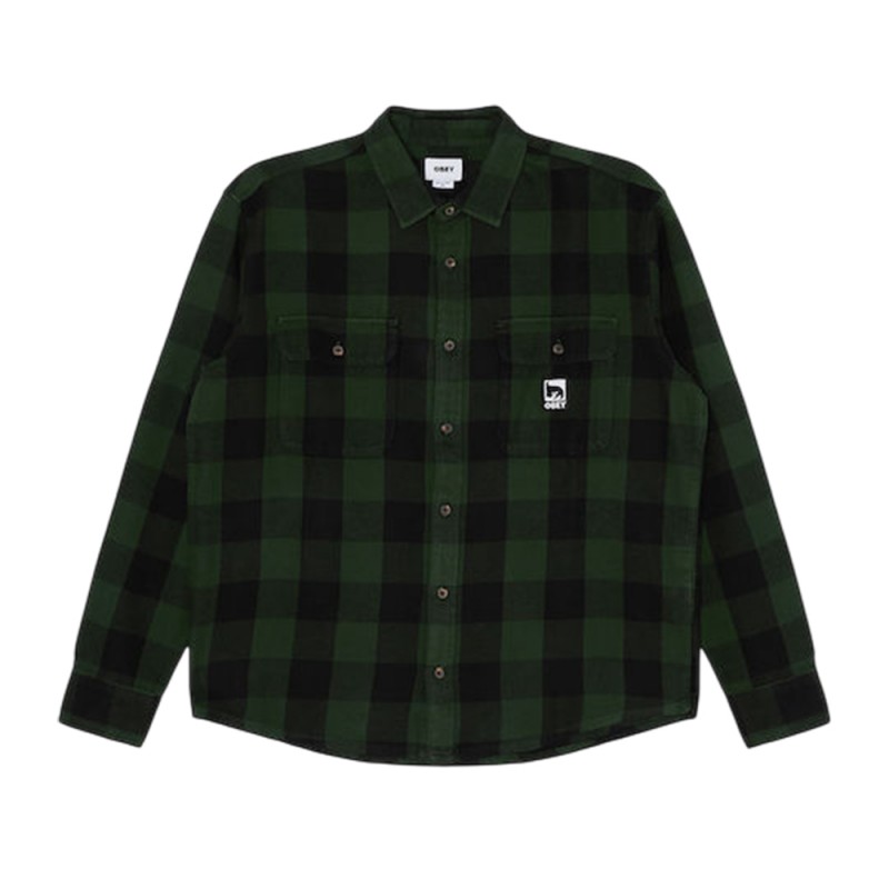 OBEY JONES WOVEN LS (181200435 KBG)