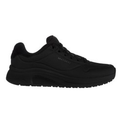Skechers Durabuck with Suede Mustache Lace Up Fashion Sneaker (183530 BBK)