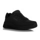 Skechers Durabuck with Suede Mustache Lace Up Fashion Sneaker (183530 BBK)