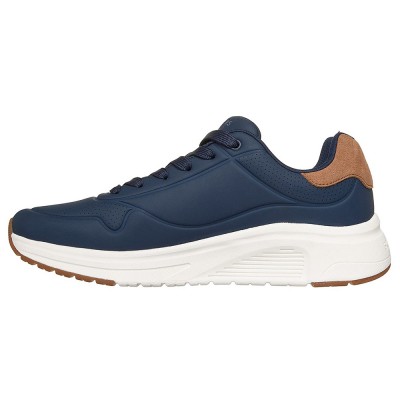 Skechers Durabuck with Suede Mustache Lace Up Fashion Sneaker (183530 NVY)
