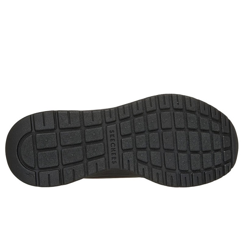 Skechers Durabuck with Metallic Trim Lace Up Fashion Sneaker (190265 BBK)
