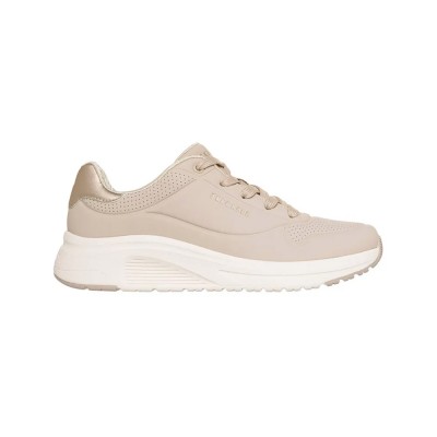Skechers Durabuck with Metallic Trim Lace Up Fashion Sneaker (190265 NAT)