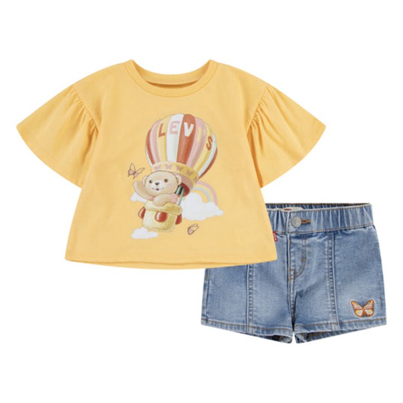 Levi's LVG LIV FLTTR SLV TEE AND SHOR (1EM173-Y81)