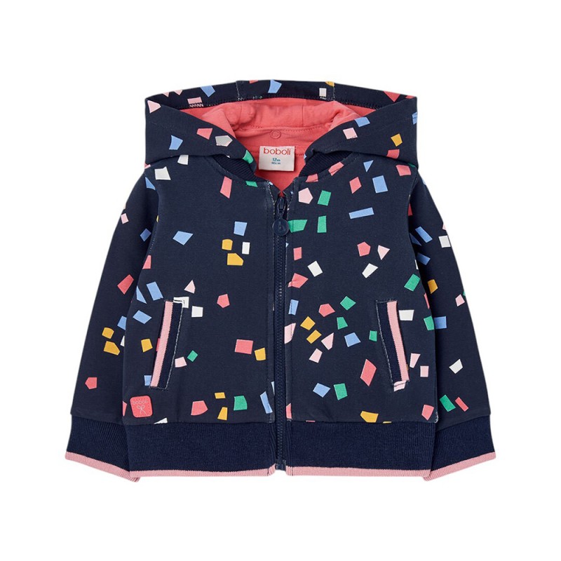 Boboli Fleece jacket printed for baby -BCI (202127 9748)