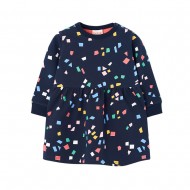 Boboli Fleece dress printed for baby -BCI (202161 9748)