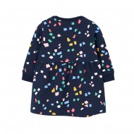 Boboli Fleece dress printed for baby -BCI (202161 9748)